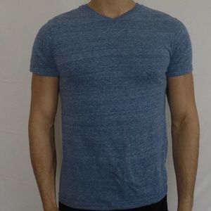Light Blue V-Neck Shirt